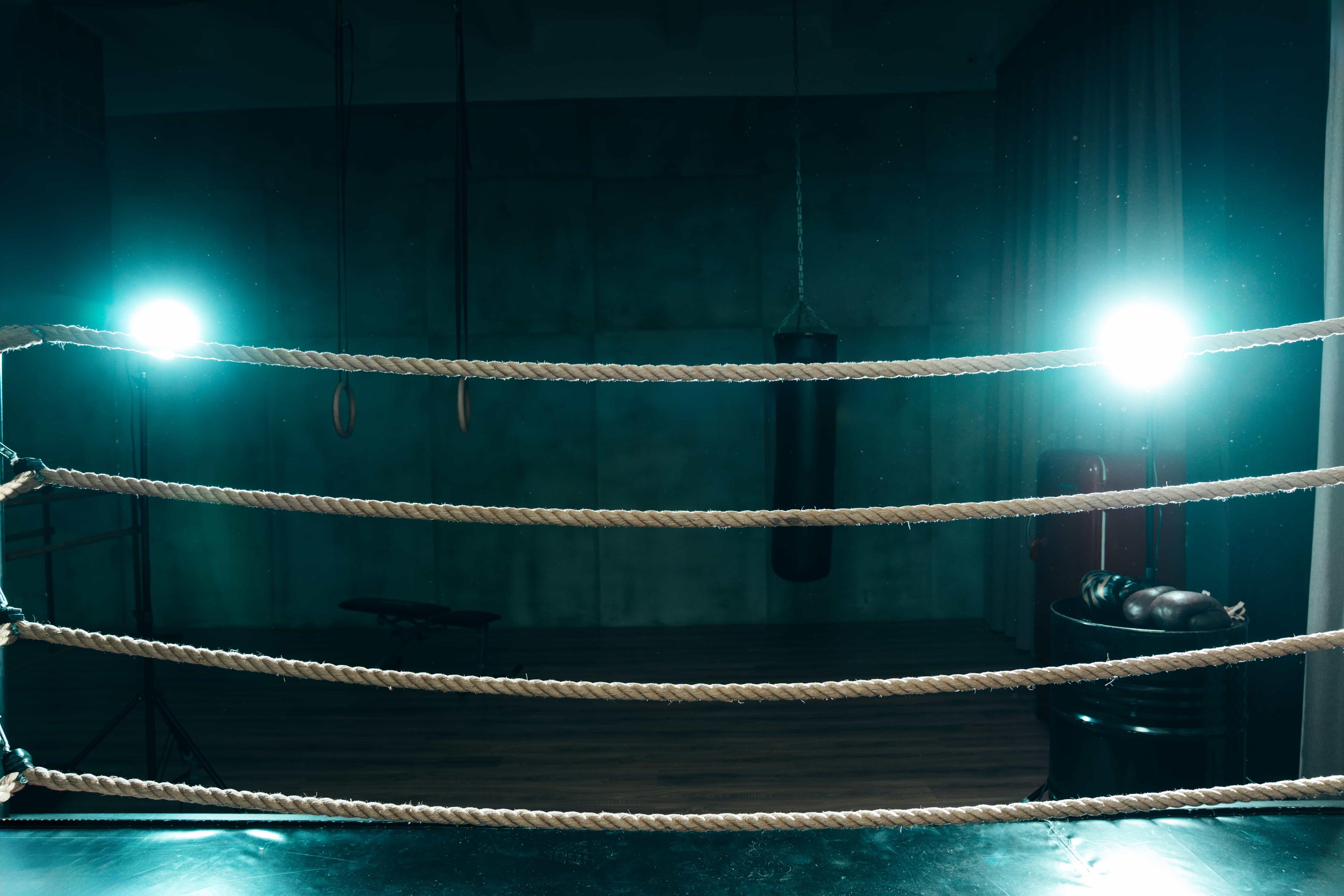 Ring de boxe du Gym The Corner